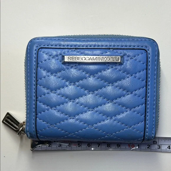 Rebecca Minkoff Quilted Blue Wallet - Picture 5 of 6